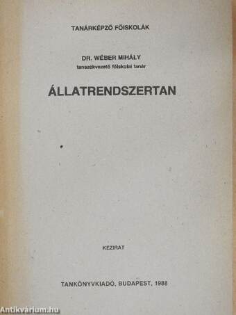 Állatrendszertan