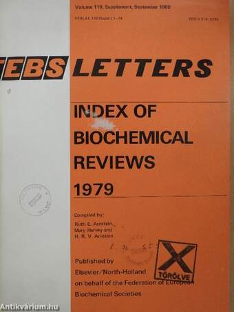 Febs Letters Volume 119, Number 1-2./Volume 120, Number 1-2./Index of Biochemical Reviews 1979