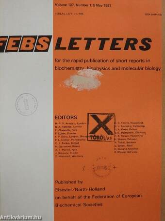 Febs Letters Volume 127, Number 1-2./Volume 128, Number 1-2.