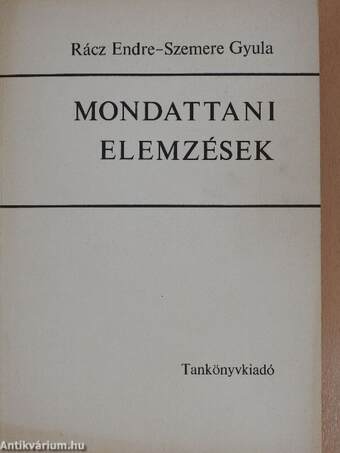 Mondattani elemzések