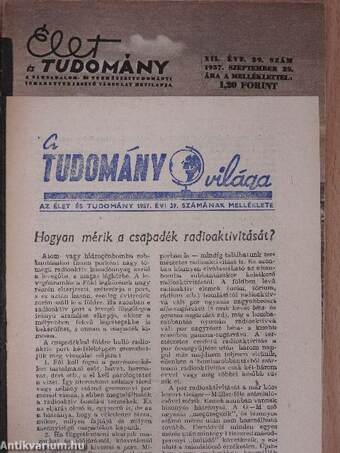 Élet és Tudomány 1957., 1959. (vegyes számok) (25 db)