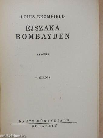 Éjszaka Bombayben