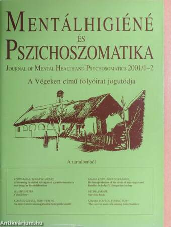 Mentálhigiéné és pszichoszomatika 2001/1-2