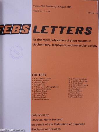 Febs Letters Volume 131, Number 1-2./Volume 132, Number 1-2./Index of Biochemical Reviews 1980