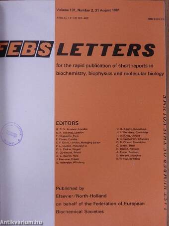 Febs Letters Volume 131, Number 1-2./Volume 132, Number 1-2./Index of Biochemical Reviews 1980