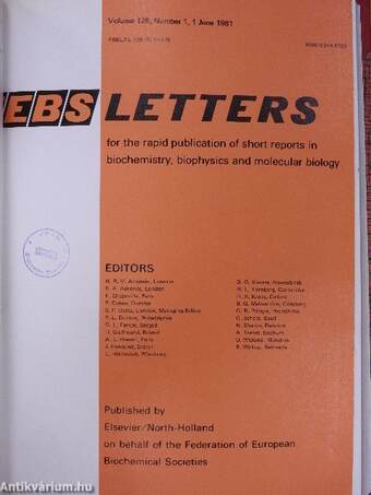 Febs Letters Volume 127, Number 1-2./Volume 128, Number 1-2.