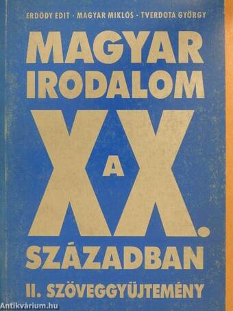 Magyar irodalom a XX. században II.