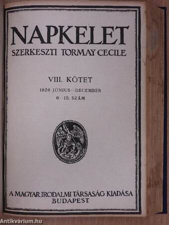 Napkelet 1926. január-december