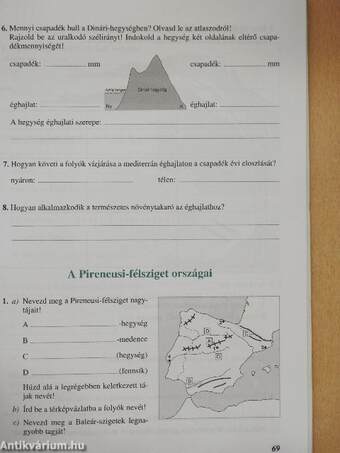 Földrajz munkafüzet 7.