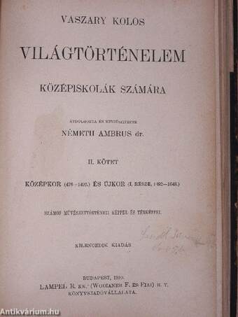 Világtörténet I./Világtörténelem II-III./A nevezetesebb európai, amerikai és ázsiai országok politikai földrajza