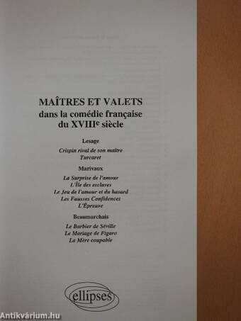 Maitres et Valets