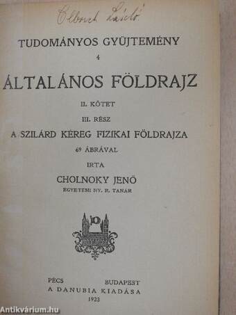 Általános földrajz II/3.