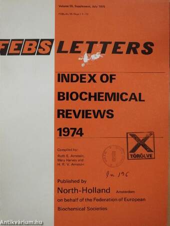 Febs Letters - Index of Biochemical Reviews 1974-1978.