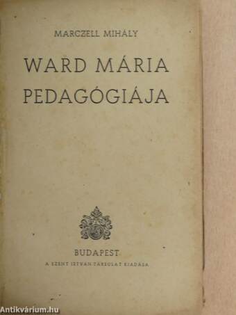 Ward Mária pedagógiája