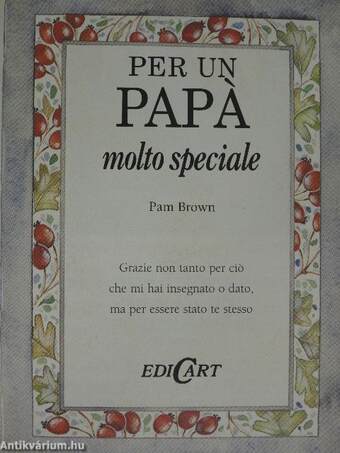 Per un papá molto speciale