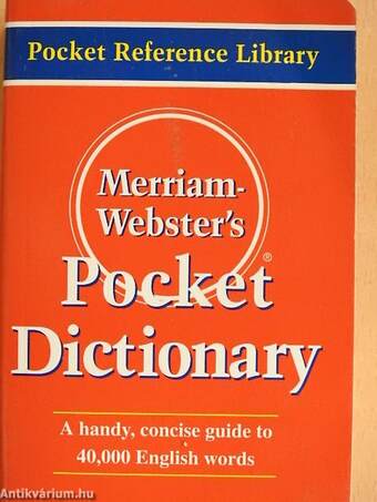 Merriam-Webster's Pocket Dictionary