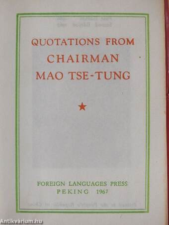 Quotations from Chairman Mao Tse-tung