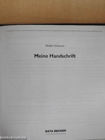 Meine Handschrift - CD-vel