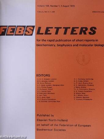 Febs Letters Volume 103, Number 1-2./Volume 104, Number 1-2.