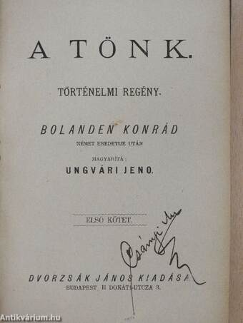 A tönk 1-4.