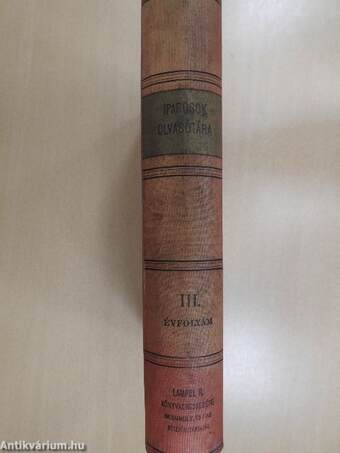 Iparosok olvasótára 1895/3-8., 10., 1897/1., 7-8.