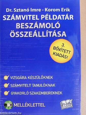 Számvitel példatár - CD-vel