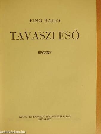 Tavaszi eső