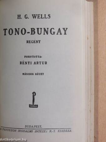 Tono-Bungay I-II.