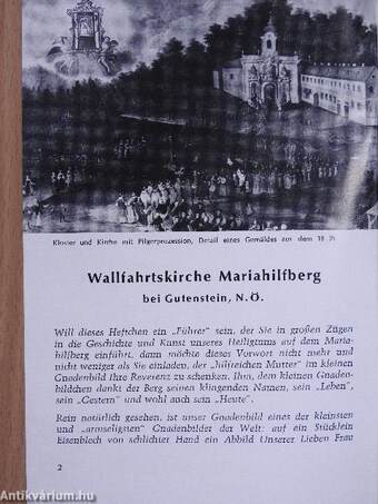 Wallfahrtskirche Mariahilfberg bei Gutenstein, N. Ö.