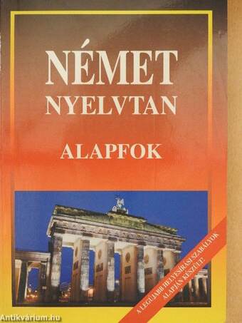 Német nyelvtan - alapfok