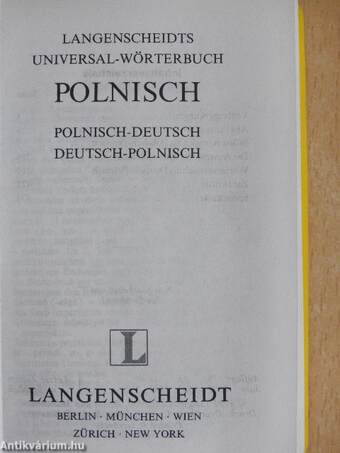 Langenscheidts Universal-Wörterbuch Polnisch