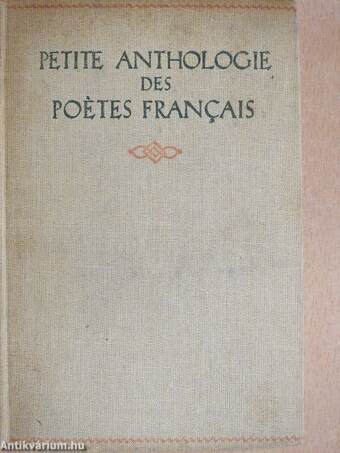 Anthologie des Poétes Lyriques Francais