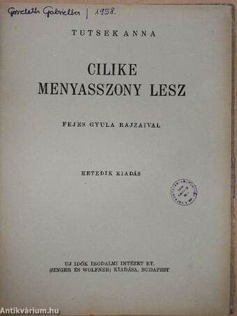 Cilike menyasszony lesz