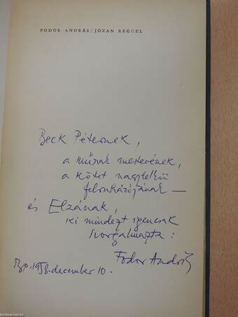 Józan reggel (dedikált példány)