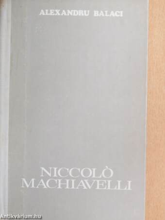 Niccoló Machiavelli
