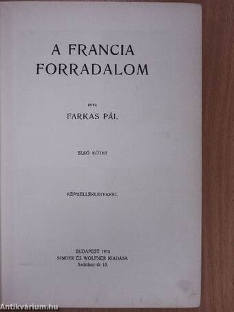 Forradalom és császárság - A Francia Forradalom és Napoleon 1-2.