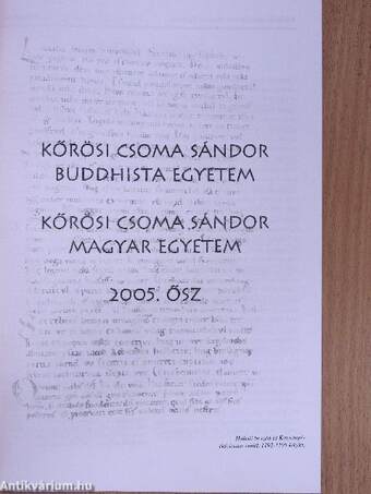 Kőrösi Csoma Sándor Buddhista Egyetem