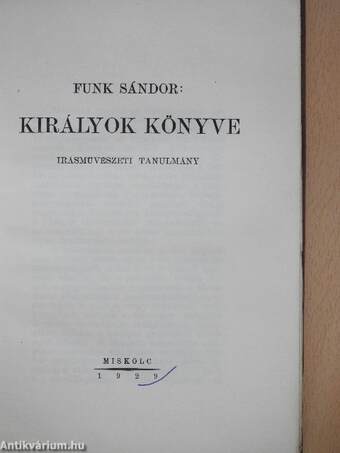 Királyok könyve