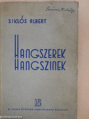 Hangszerek/Hangszinek