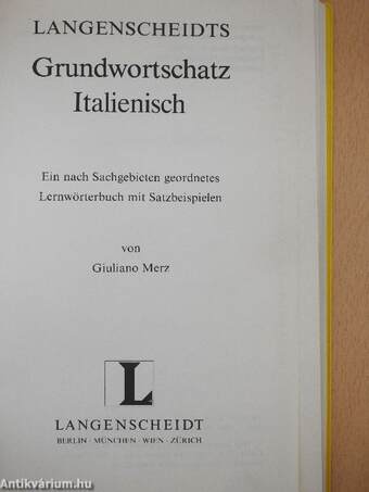 Langenscheidts Grundwortschatz Italienisch