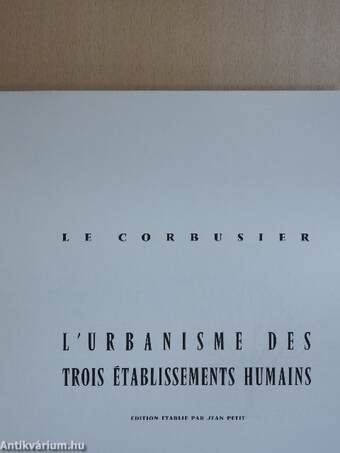 L'urbanisme des trois établissements humains