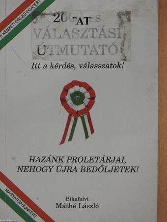 2002-es választási útmutató - felülmatricázva (aláírt példány)