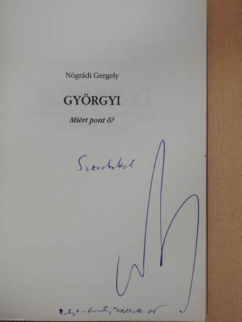 Györgyi (dedikált példány)