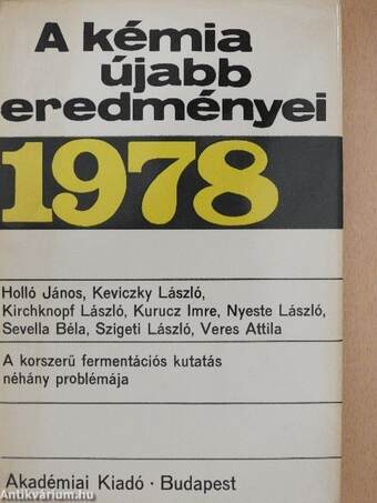 A kémia újabb eredményei 39.