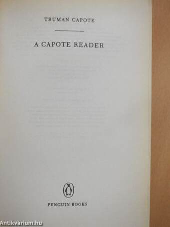 A Capote Reader