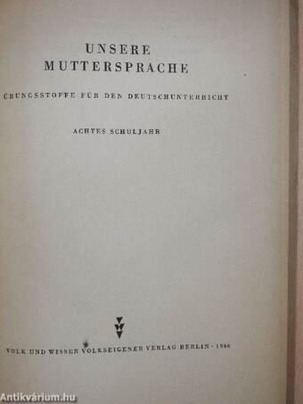 Unsere Muttersprache