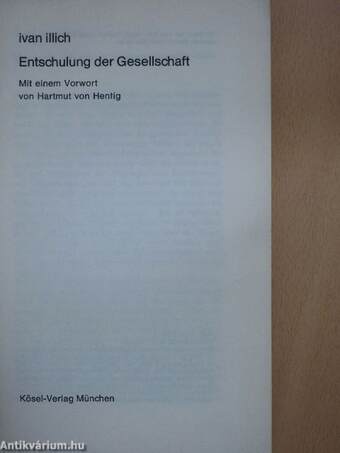 Entschulung der Gesellschaft