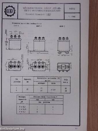 Szovjet gyártmányú alkatrészek magyar nyelvű áruismertetője