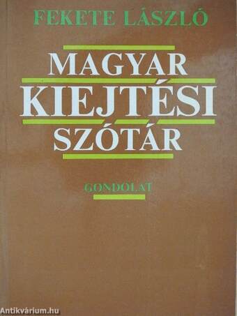 Magyar kiejtési szótár