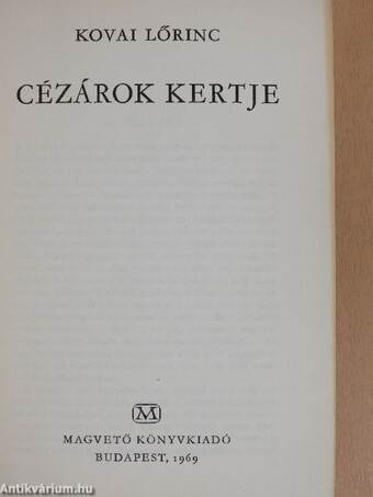 Cézárok kertje